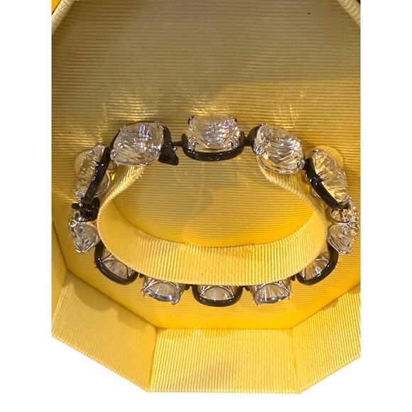 Swarovski Harmonia bracelet Cushion cut, White, Mixed metal finish*adjustable - Picture 3 of 3